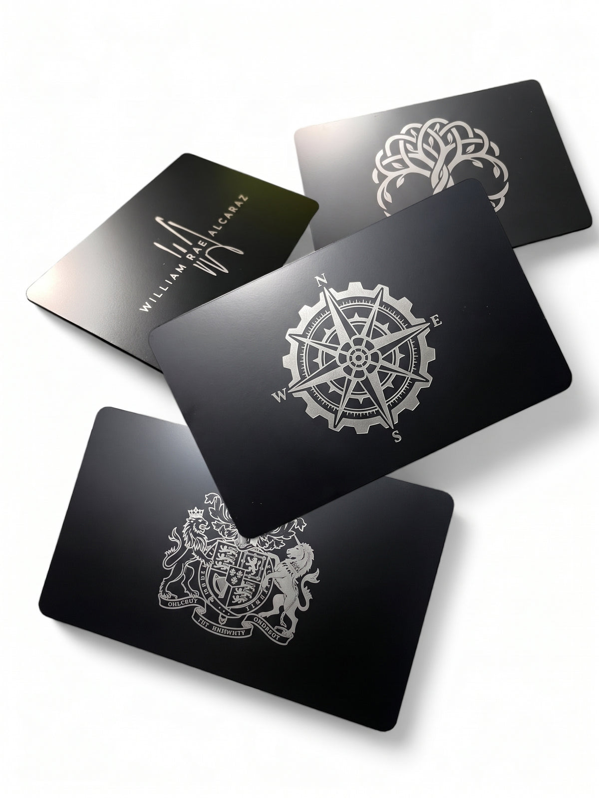 business card engraved design