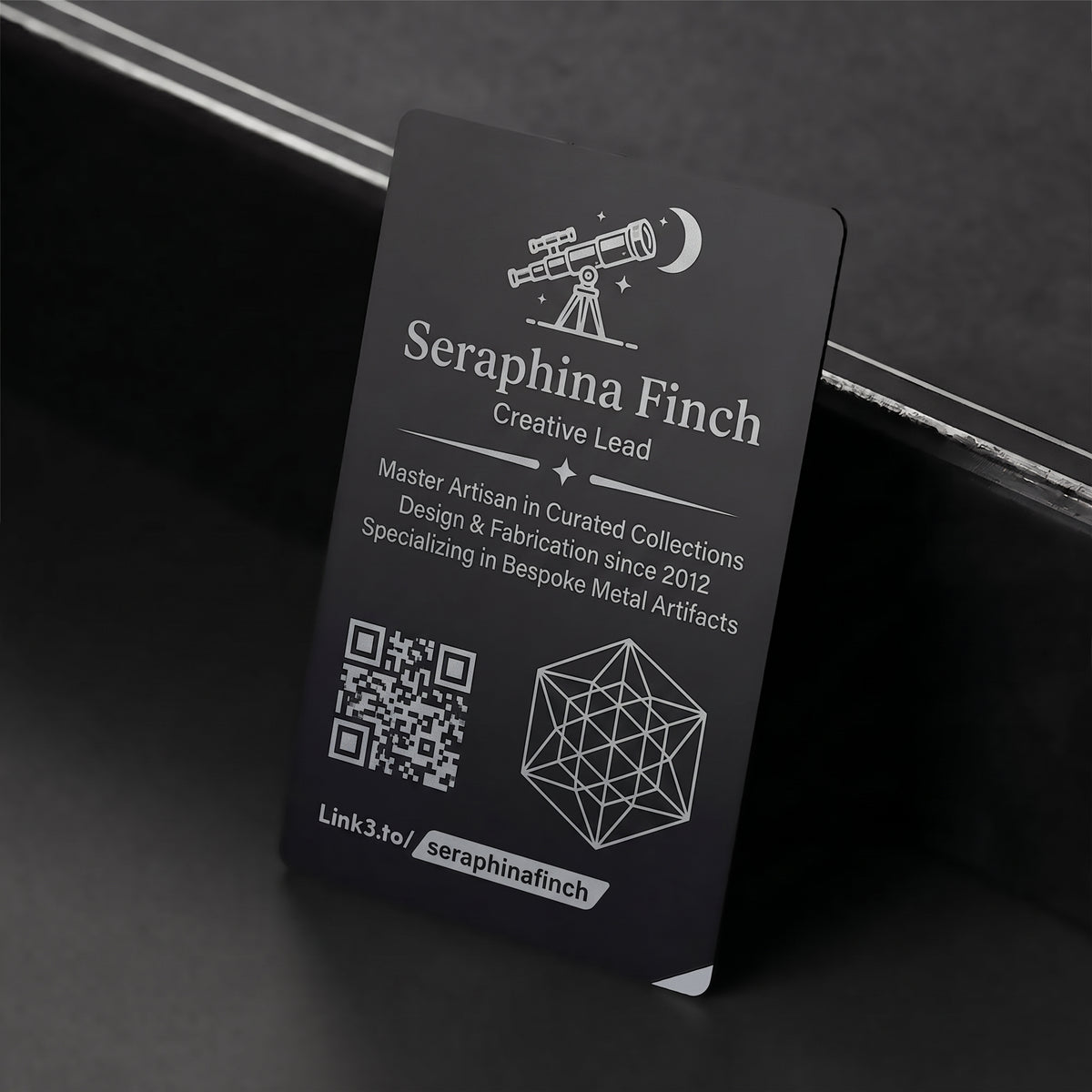 metal business cards custom engraved aluminum 0.45mm standard matte