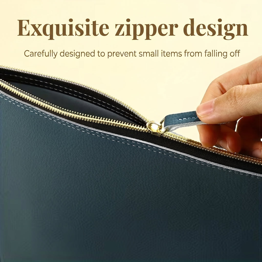 Personalized Leather Document Folder - Custom Engraved Portfolio